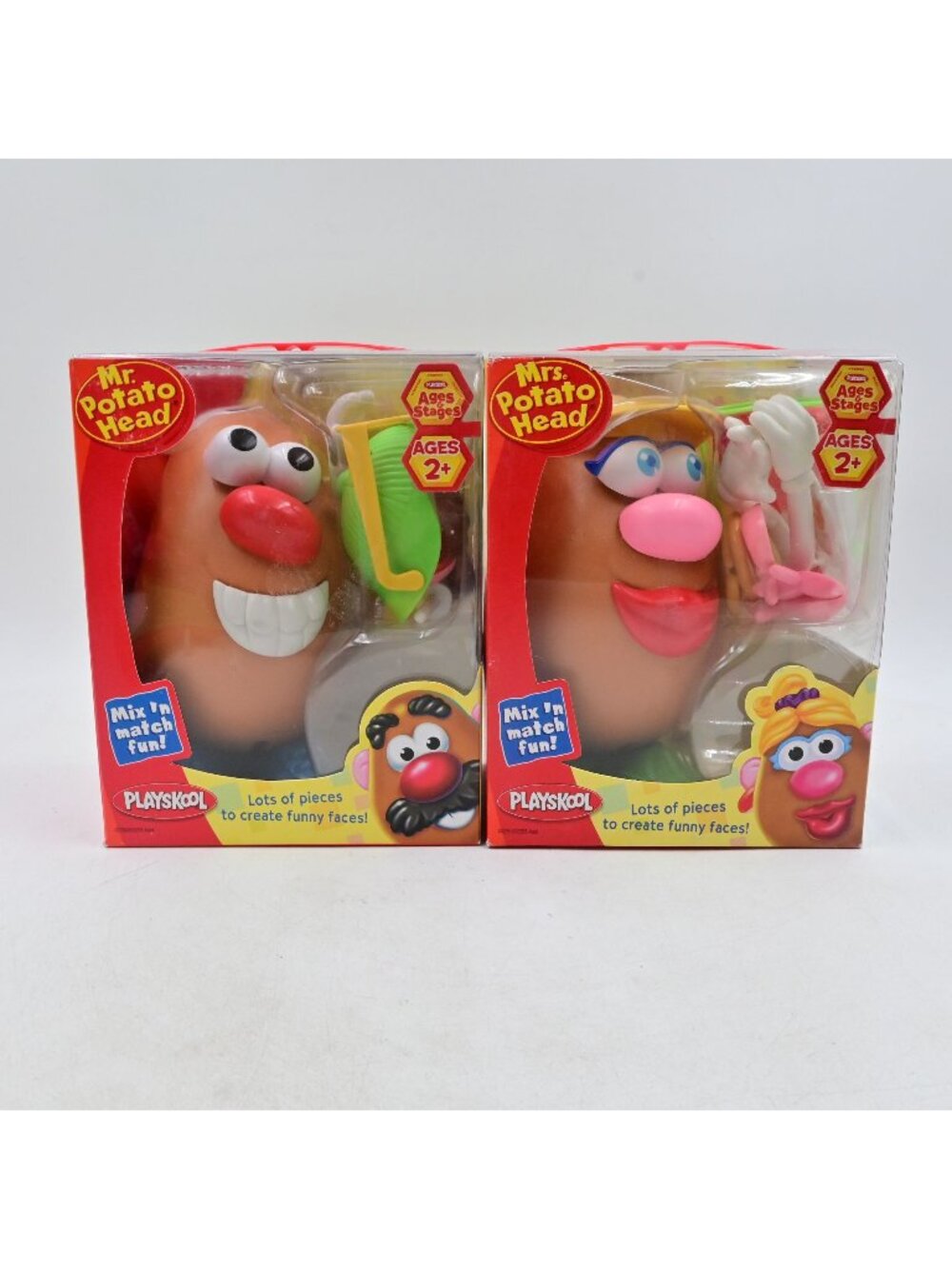 Playskool Mr. and Mrs. Potato Head Classic Toy Figures Set Mix N Match New NIB